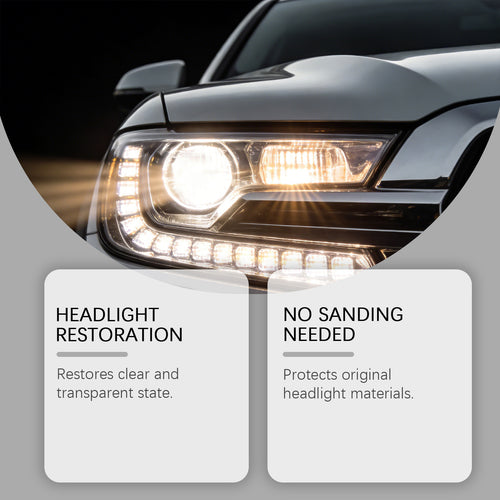 Car Headlight Yellowing Remover